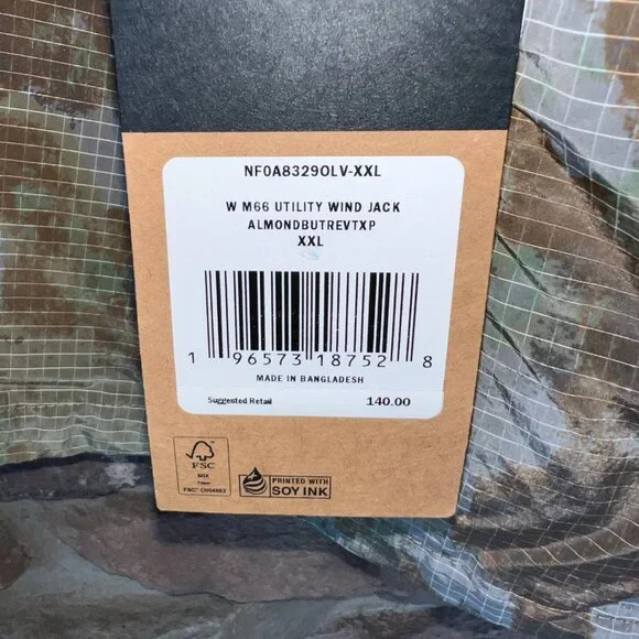 The North Face Women's M66 Hooded Utility Wind Jacket Almond Butter Evol XXL NWT - Picture 9 of 9